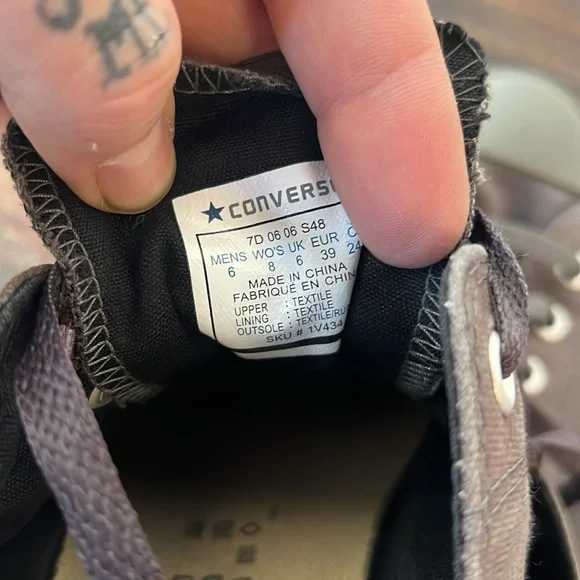 Converse Chuck Taylor Ox Mirage Gray Women’s 8 - Picture 6 of 6